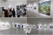 신안군 저녁노을미술관, 기획전 4人墨色: 남도를 담다 개막식 성황리 개최