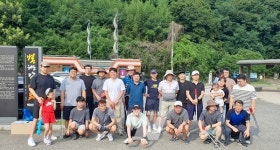 전어축제 성공 기원…광양제철소, 망덕 일원서 환경정화 봉사
