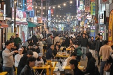 광주 서구 운천테라스길, 가을밤 야미로드로 변신