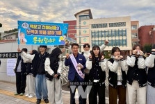 김태균 도의장, 광양 백운고등학교에서 수험생 응원․격려