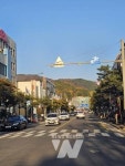 순천시 장천동 터미널 주변 거미줄 전선 사라진다… 전신주 철거 한창