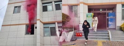 화순읍, 겨울철 화재 대비 합동 소방훈련 실시