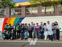 대전 중구 용두동, 서대전초 담장 벽화로 통학로 새 단장