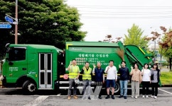 보령시, 김동일 시장... 환경미화 현장서 마지막 동행