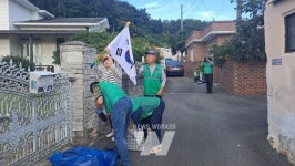 무안군, 주민이 직접 움직였다... 청계 도시재생·삼향 광복절 봉사 확산