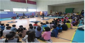 효돈119센터, 토평초등학교 소방훈련