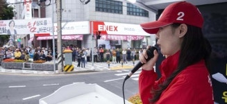 3선 도전 이선화, 전농로서 총력유세