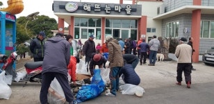 성산읍 오조리 마을회 포제 대청소 실시