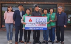삼도1동새마을부녀회, 이웃사랑 성금 기탁