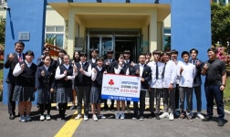 남원중학교 학생일동, 재일제주인 1세대 돕기 성금 전달에 동참
