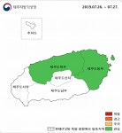 제주 외도 낮 최고 32.1℃…북·동부 폭염 영향 관심 단계