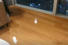 드림타워 그랜드하얏트제주 호텔 객실 천장 물이 줄줄