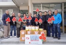 한국전력공사 중부건설본부, 350만원 상당 생필품 기부