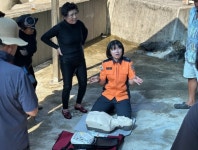 서귀포소방서, 중문동 어촌계 해녀 대상 심폐소생술 교육