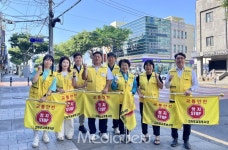 인화초 인근 위험천만한 횡단보도 등굣길 신호등 설치해야