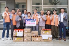 한국전력공사 중부건설본부, 300만원 상당 물품 기부