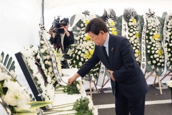 제주도교육청, 도내 모 중학교 교사 추모 분향소 마련