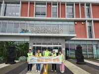 아라종합사회복지관, 용담동 일대서 실내 방역 및 복지상담 활동 전개