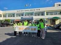 아라종합사회복지관, 혹서기 대비 좋은이웃들 7월 방역봉사 진행