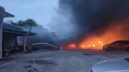 제주 한 자동차 공업사 불 인명피해 없어… 9천만원 재산피해