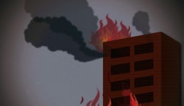 공장서 화재...새벽 갑자기 불길 치솟아 활활