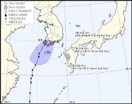 [오늘 날씨] 태풍 다나스 한반도 오후 상륙 열대저기압 소멸-폭우과 강풍 예상