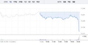 남화산업 마감 앞두고 갑자기 19% 폭락…이낙연 관련주 SDN‧남화산업‧우원개발 역시 폭락