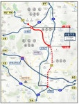 경기도 국지도(國支道) 57호선 오포~포곡2 구간 24일 개통…용인 모현 ⇔ 광주 오포 현재 20분에서 5분 소요, 서울-세종 고속도로와 연결 예정