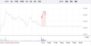 심텍·심텍홀딩스, 모두 상승세로…특히 심텍 가파른 상승세로 4% 상승