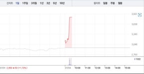 에스와이, 오전 갑작스런 상한가…공매도 수량 0주