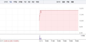[상한가 종목] 대동전자-에스바이오메딕스 이어 신진에스엠-덕성우 등 상한가 마감