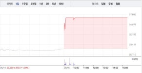 [상한가 종목] 한국화장품제조-한국화장품 이어 스카이문스테크놀로지 상한가 마감
