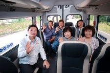 이상일 용인특례시장, 수요응답형 교통수단 똑버스 사전 운행 점검