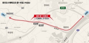 용인특례시, 올해 24건 도시계획도로 사업 준공