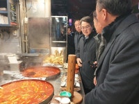 김동연, 부천 제일시장 다시 찾아…상인들 위로하고 피해수습 점검