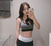 외모지상주의 실제 모델 하늘, 개미허리·복근 자랑… 필라테스 2개월차