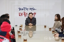 [동정] 이필운 안양시장, 평창 동계올림픽 자원봉사자와 간담