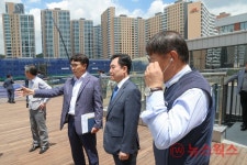 용인시, 남사·아곡지구 입주민 불편해소 위해 현장점검