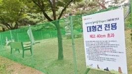 수원시, 권선구 올림픽공원에 반려견 놀이공간 조성