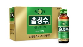 광동제약, 무탄산 생약소화제 솔표 솔청수 재출시