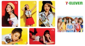 세븐일레븐, 레드벨벳 교통카드 신규 버전 출시