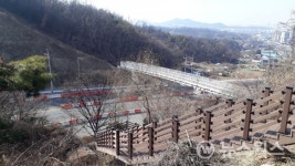 성남 누비길 첫 관문에 산성 등산 육교 설치…22일 개통