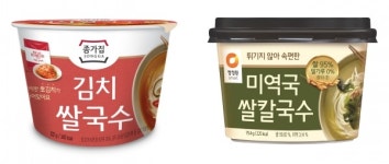 대상㈜, 신제품 컵 쌀국수 2종 출시…김치 쌀국수·미역국 쌀칼국수