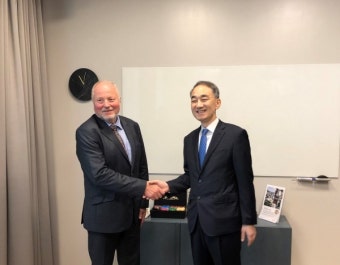 왕정홍 방사청장, 노르웨이에서 K2전차 홍보