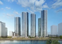 역세권·조망권에 커튼월 방식 설계…현대건설, 힐스테이트 송도 더스카이 2월 분양