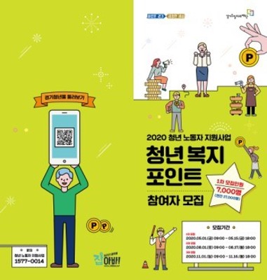 경기도, '청년 복지포인트' 1차 참여자 7천명 모집 | 포토뉴스