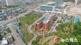 경기도교육청북부청사 숲 조성 공사 완료…9월 이후 전면개방