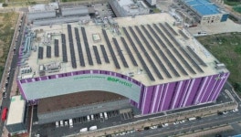 한화큐셀, BGF리테일 물류센터 지붕에 1메가와트 규모 태양광 발전소 설치