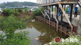 화성시, 섬유용 세제 원료 무단방류 사업장 적발