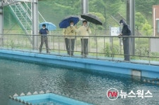 김상돈 의왕시장, 수돗물 위생관련 청계정수장 점검